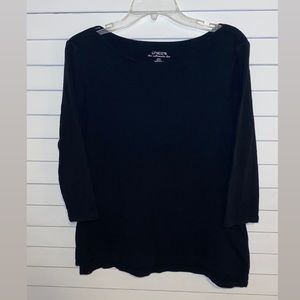 Chicos Black Long Sleeve Shirt
